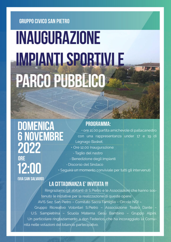 thumbnail of Volantino inaugurazione parco