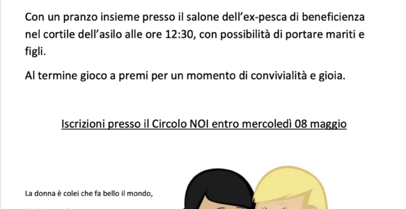 FESTA DELLA MAMMA E DELLA DONNA – DOMENICA 12 MAGGIO 2024