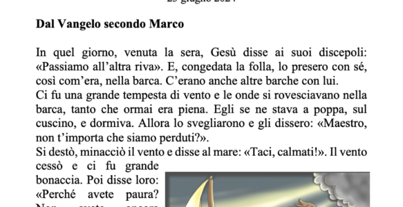 Avvisi della settimana – 23 Giugno 2024