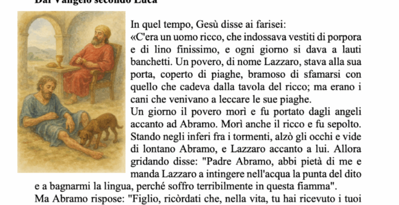 Avvisi della settimana – 28 Settembre 2025