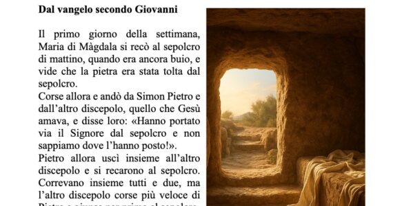 Avvisi della settimana – 5 Aprile 2026