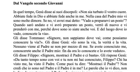 Avvisi della settimana – 03 Maggio 2026