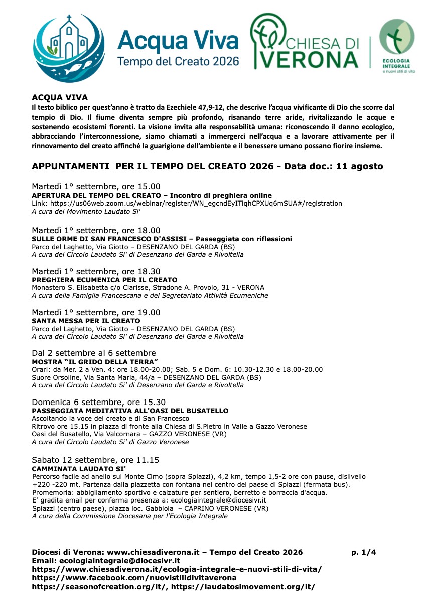 Programma eventi Tempo_del_Creato_Diocesi_Verona_2026_0811