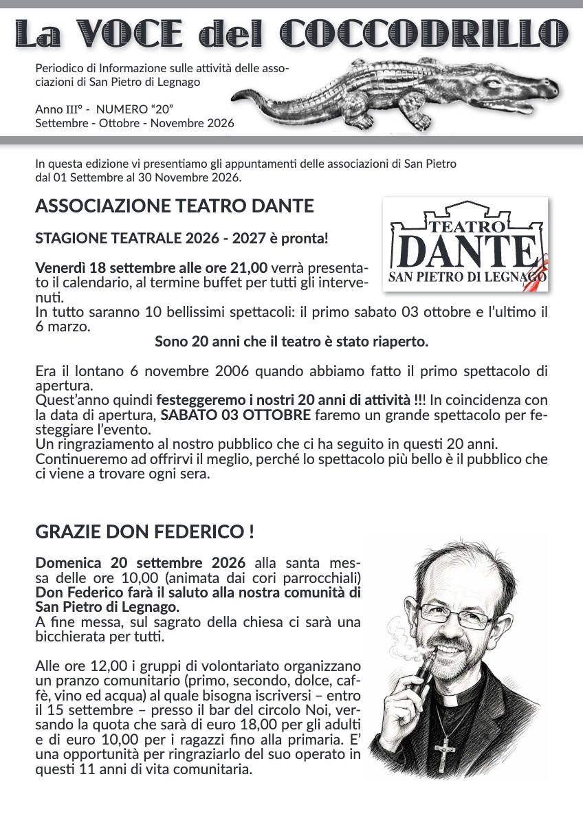 LA VOCE DEL COCCODRILLO ANNO TRE NUMERO 20-web