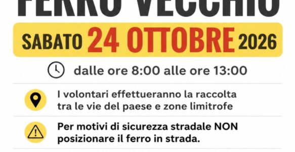 RACCOLTA FERRO 2026